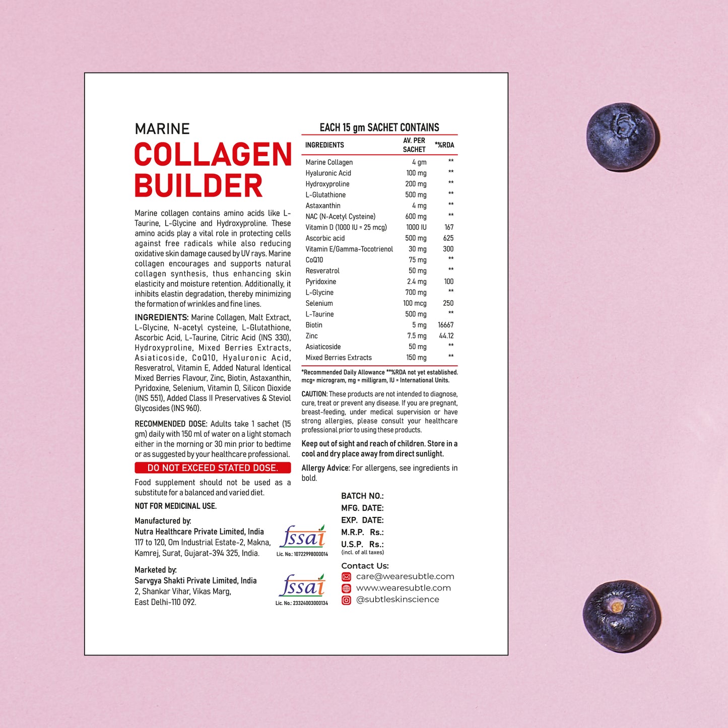 Marine Collagen Builder